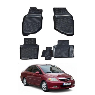 Floor Mats for Honda City 2002-2008 All Weather Waterproof Liner