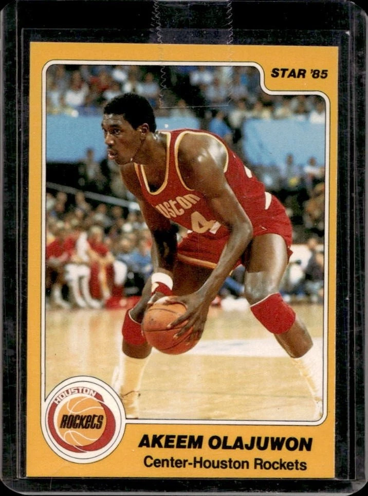 Hakeem Olajuwon Basketball Sports Trading Cards & Accessories