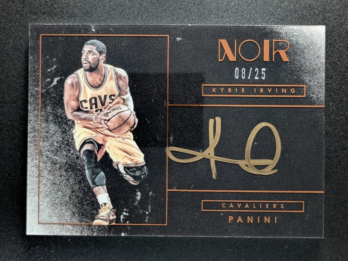 【サイン入り】2015-16 Panini Noir Kyrie Irving Kyrie Irving Basketball Trading Cards Autographed Sports 2015-16
