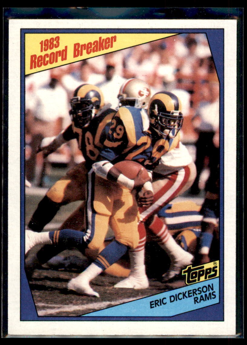 1984 Topps Eric Dickerson #1 Los Angeles Rams