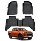 4D TPE Rubber Floor Mats Deep Tray Tailored For Isuzu D-Max 2021+