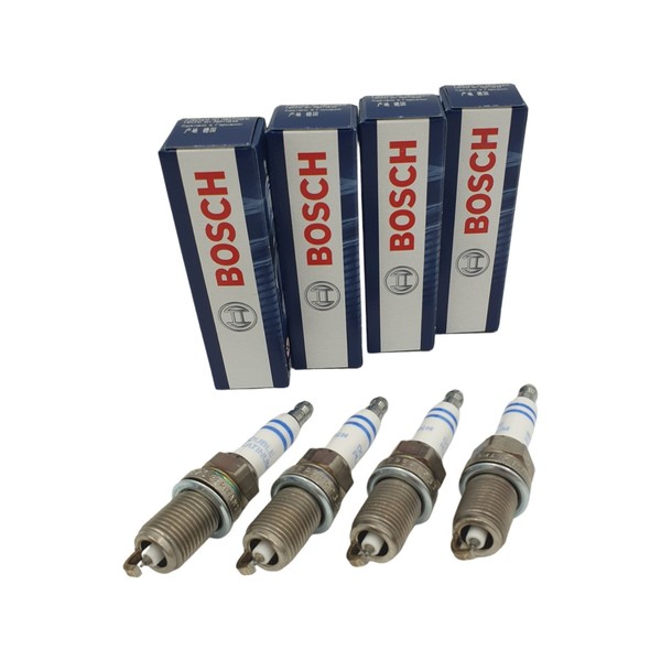 4X Bosch FR5KPP332S 0242245576 ZüNdkerze FüR Audi A4 8E B7 2.0 8K B8 1.8 2.0-image