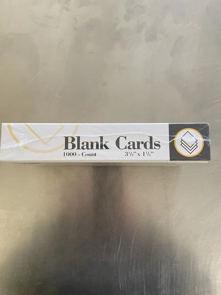 NEW Vis-Ed Visual Education Cards Academic Study Card Set 1000 Blank Cards OEM - Image 3 of 4