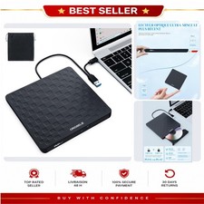 Graveur DVD Externe USB 3.0 Ultra Fin Portable Lecteur CD DVD +/-RW pour PC Mac