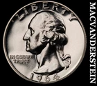 1964 Silver Washington Quarter - Choice Gem Proof  Lustrous  #K1549
