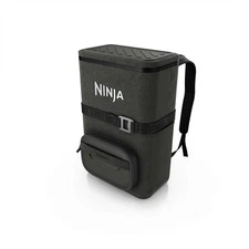 Ninja FrostVault Go 24-Can Backpack Soft Cooler, Cold Dry Zone - Charcoal Grey