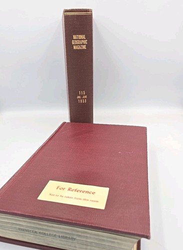 National Geographic Magazine January-December 1959 Hardcover Book Vol 115/116 - Picture 4 of 5