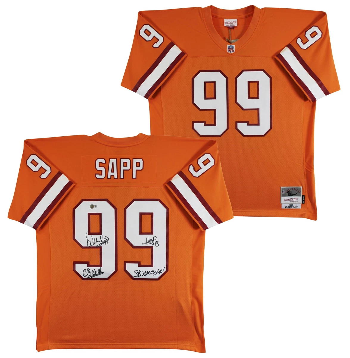 NFL TBバッカニアーズ ウォーレンサップ auto直筆サイン入りジャージー Warren Sapp NFL Original Autographed Jerseys for sale | eBay