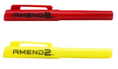 Amend2, G10 Reinforced Self-Defense Pen Set, RED & YELLOW