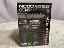 NOCO GEN5X1 Genius GEN5X1, 1-Bank, 5A (5A/Bank) Smart Marine Battery Charger