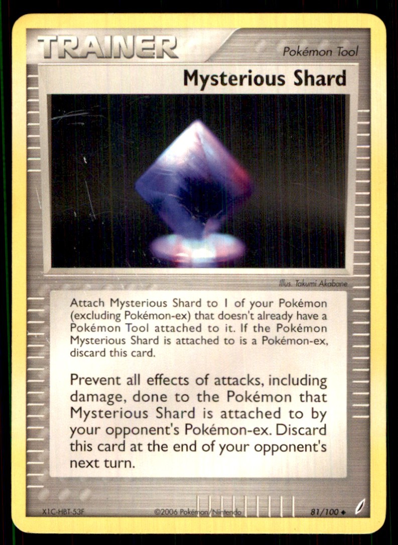 2006 EX - Crystal Guardians Mysterious Shard Uncommon #81