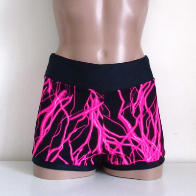 Schminke ⚡️ lightning bolt electric hotpants shorts neon hot-pants