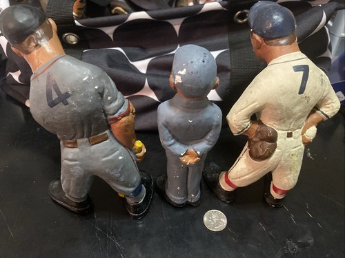 Antique 1941 Lafayette Rittgers Baseball Umpire Batter Pitcher Figures-Set Of 3 - Picture 5 of 13