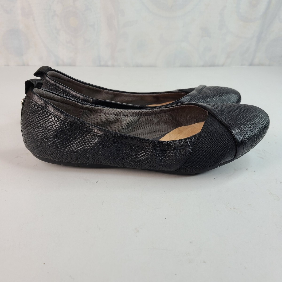 Cole Haan Zerogrand Stagedoor Gore Flats Women's Black Snake