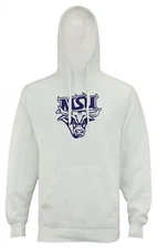 Outerstuff NCAA Men Minnesota State Mankato Mavericks FZ Team Logo Hoodie, White