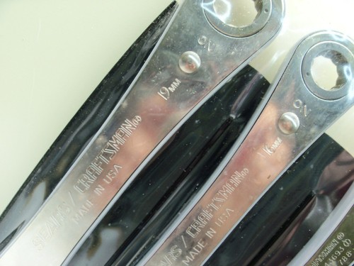 Sears Craftsman 9_4369 Metric Box End Ratchet Wrench METRIC Set 4369 USA NOS - Picture 6 of 11