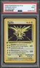 1999 Pokemon DUTCH 1st Edition Base Set Zapdos Holo 16/102 PSA 9 MINT