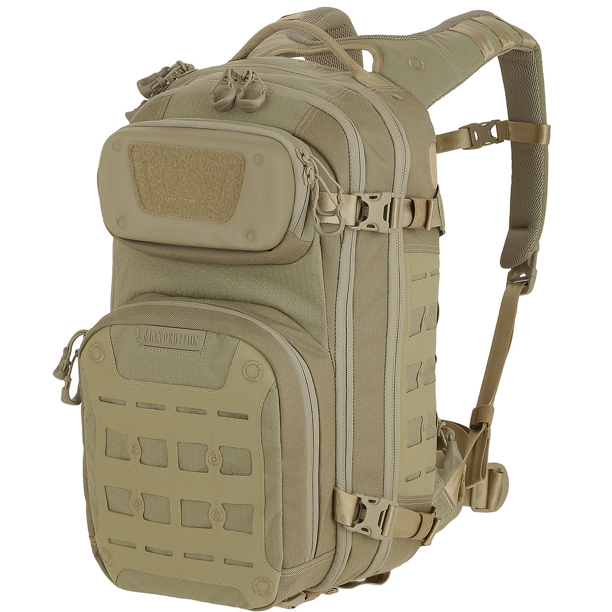 Maxpedition Riftcore Mochilla 21L PALS Hidratación Excursionismo MOLLE Vivac Tan