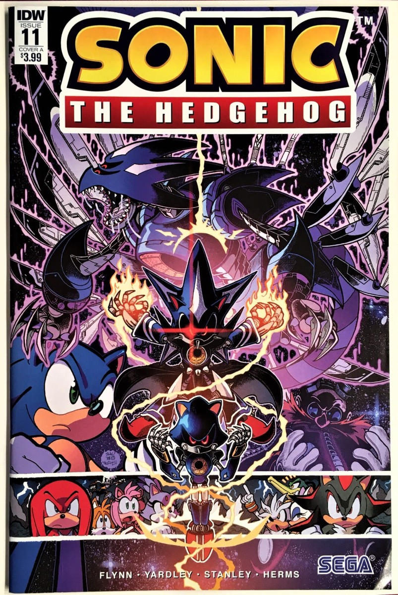 SONIC The HEDGEHOG Comic Book IDW #11-A November 2018 Bagged
