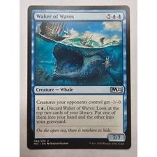 MTG Magic The Gathering Waker Of Waves M21 Mythic Rare 84/274 Creature Whale