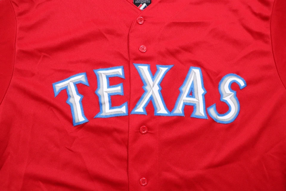 Majestic MLB Texas Ranger Yu Darvish #11 Baseball Jersey  Red Men's 2XL - Image 4 of 4