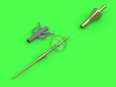 Master 1/48 Pitot Tube for MiG-31 'Foxhound' Russian Jet (for AMK kit) AM-48-131