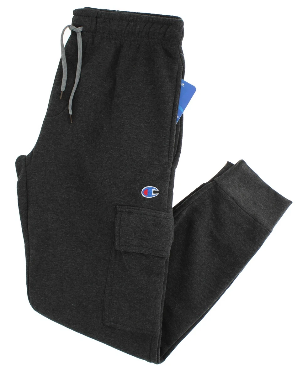 Champion Men's Cargo Sweatpants, Brushed Fleece Interior, Four Pocket Gym  Pants