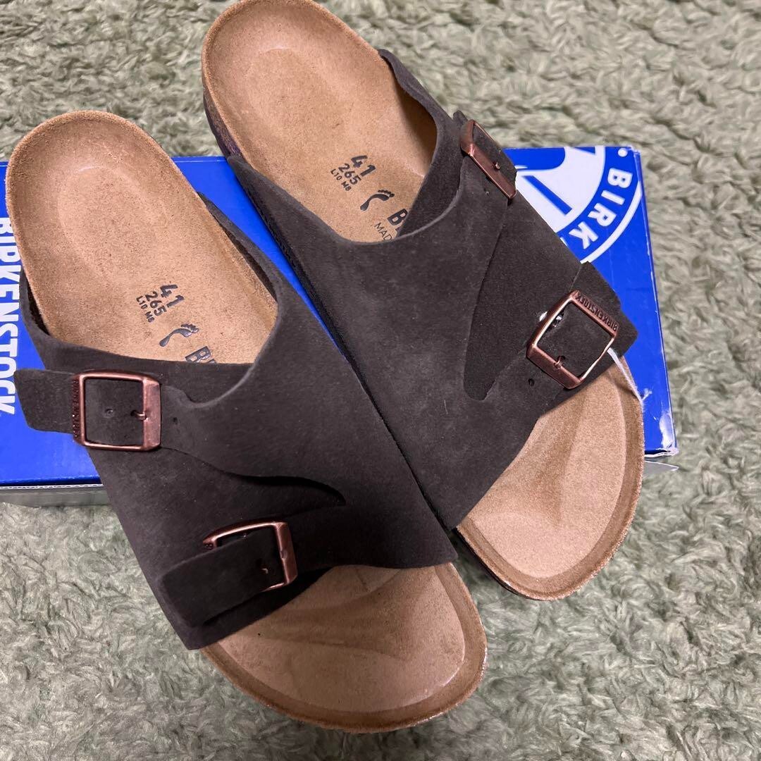 BIRKENSTOCK ZURICH BS Sandals Mocca Narrow Size 41 JP 26.5cm BIRKENSTOCK ZURICH BS Sandals Mocca Narrow Size 41 JP 26.5cm