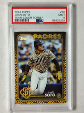 2024 Topps Series 1 JUAN SOTO Team Color Border #50 PSA-9 San Diego Padres SP
