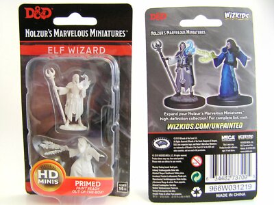 WZK73709 - D&D Nolzur's Marvelous Wave 9 - Unpainted Miniatures Male Elf Wizard