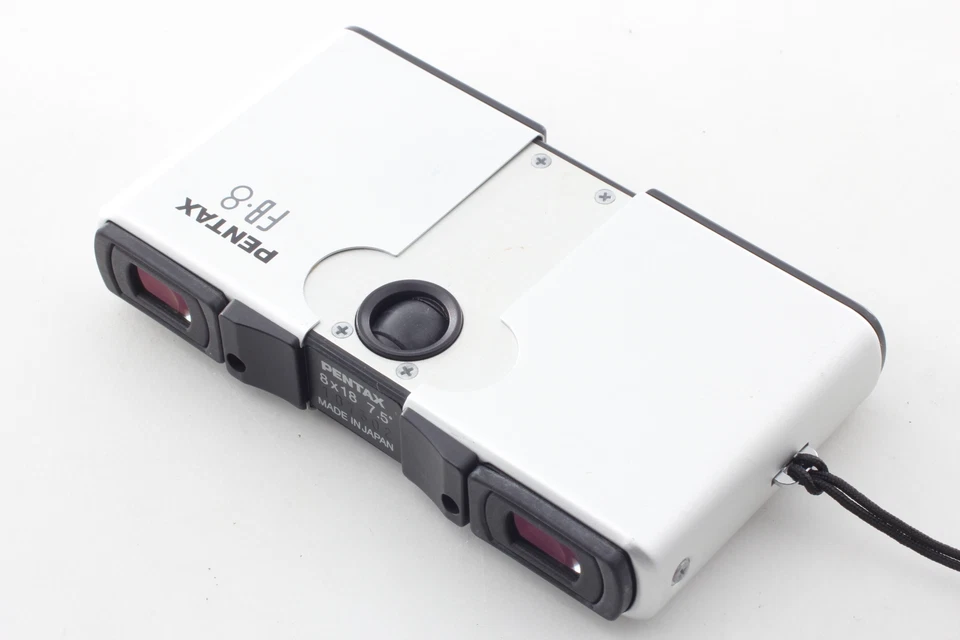 🎦👀✨MINT✨ Pentax FB-8 Silver 8 x 18 6° Binocular 86x58x17mm 128g From JAPAN - Image 4 of 4