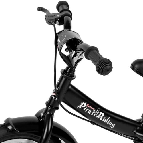 Boys 12" Bike With Kickstand And Brakes Black Bicycle For Boys With 12" Wheels - Picture 2 of 7