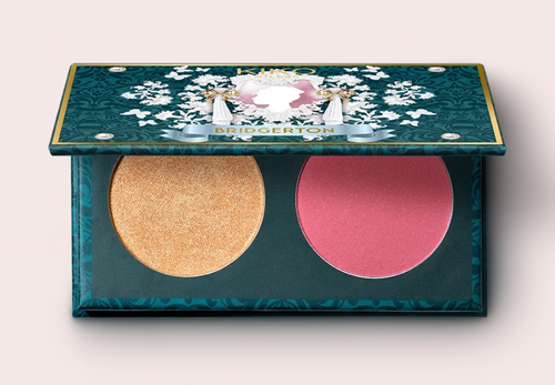 Kiko Milano Bridgerton Bouquet Blush & Evidenziatore Duo Palette Scaffale Rosso - Foto 2 di 11