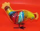 2 Vintage Wind Up Mechanical Birds Feeding Chicken w/ Box Tin Litho Belarus Toy — photo 2