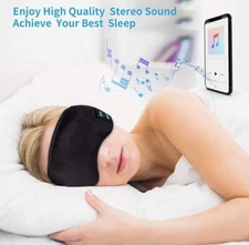 Wireless Bluetooth 5.0 Eye Shade, Night Sleep Bluetooth Eye Mask for Sleeping