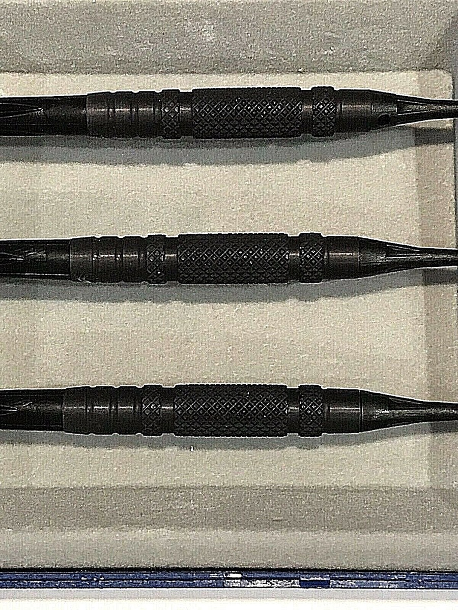 BLACK WIDOW LASER DARTS SOFT TIP 20 GRAM KNURLED NEW FREE