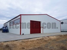Stahlhalle 10x50x3,3 sk 85kg Industriehalle Lagerhalle Gewerbehalle Werkstatt