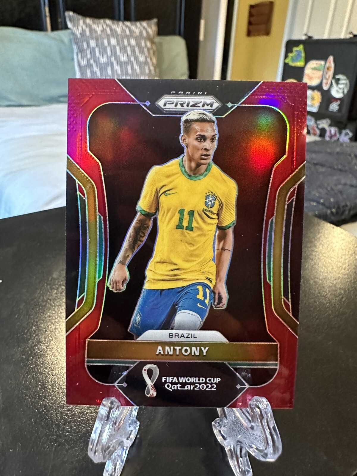 2022 Panini Prizm World Cup Antony  Maroon Prizm # /22 Rare!