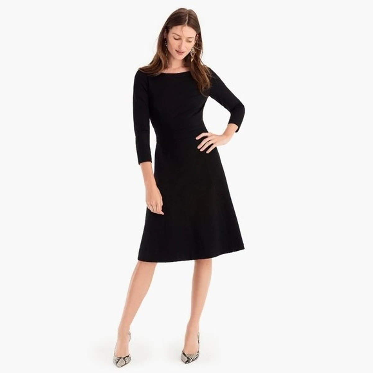 J crew fit and flare best sale dress