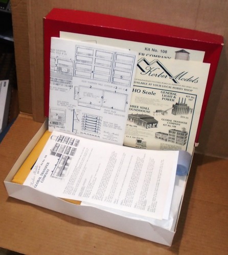 : Korber Models HO Train Buildings ... "Global Transfer Company" Kit #108" - Picture 4 of 8