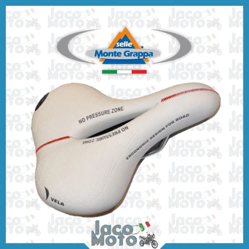 Selle route/fixie monte grappa sk031 blanc pas cher