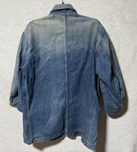 Lotto Giacca Vintage Lee Jelt Denim Union Made Taglia 91-J Regolare Pit to Pit 21" - Foto 10 di 24