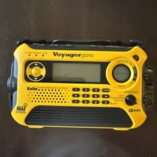 Kaito KA600 Digital Solar AM/FM/LW/SW Emergency Weather Radio - Yellow