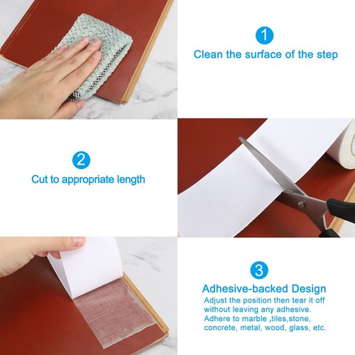 PATIKIL 2" X65,6 Ft (20 M) Double Face Tissu Ruban Adhésif