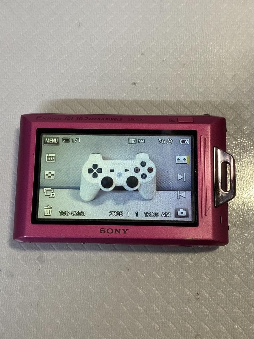 Sony Cyber Shot DSC-TX1 10.2MP 4x Compact Digital Camera Pink