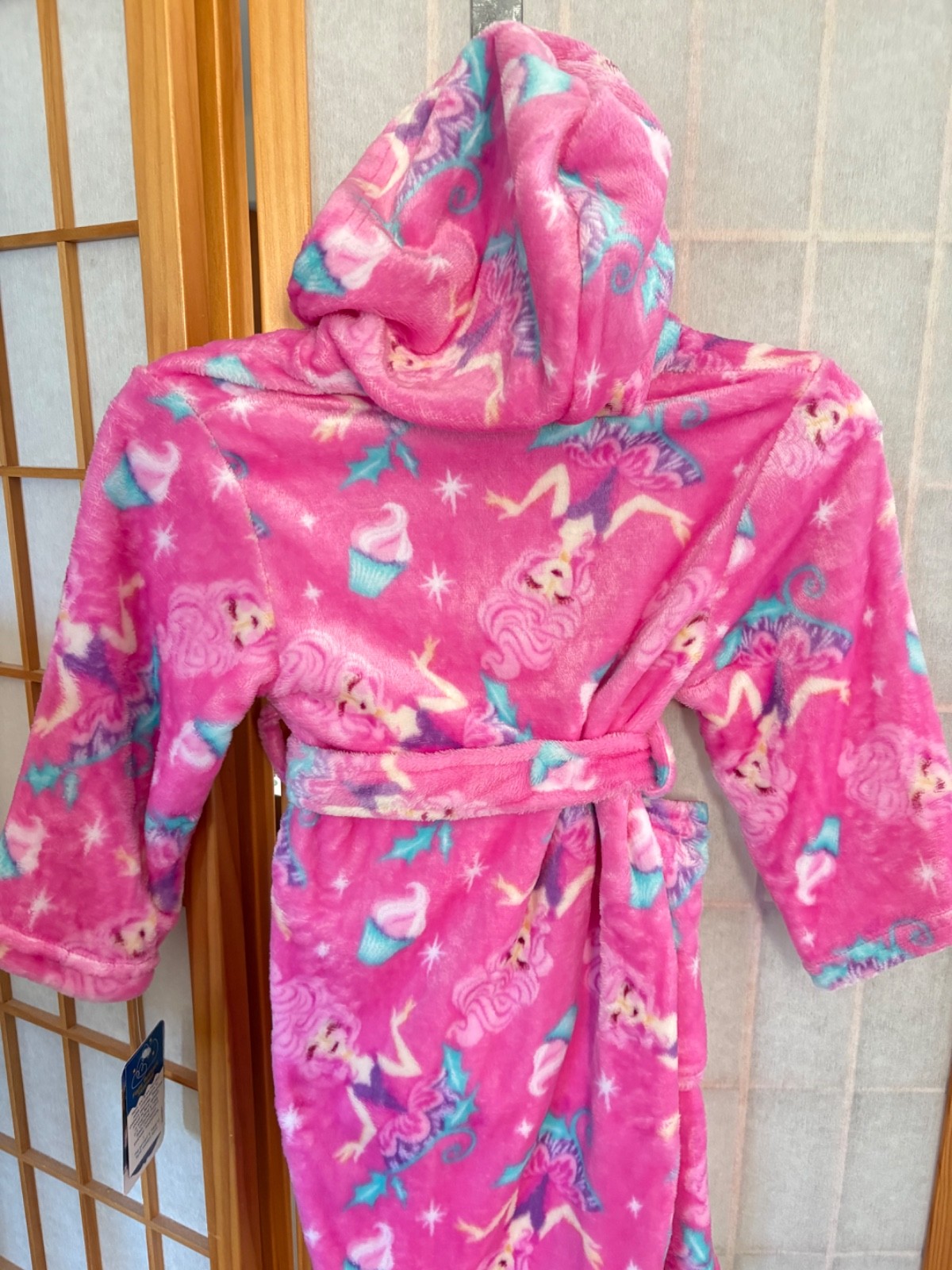 DISNEY Girls 4 The Nutcracker & The Four Realms Sugarplum Fairy Hooded Robe NWT image 4