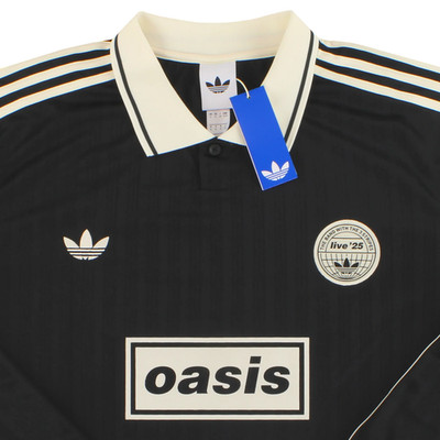 adidas x Oasis Tour Long Sleeve Jersey Polo Logo Top Originals