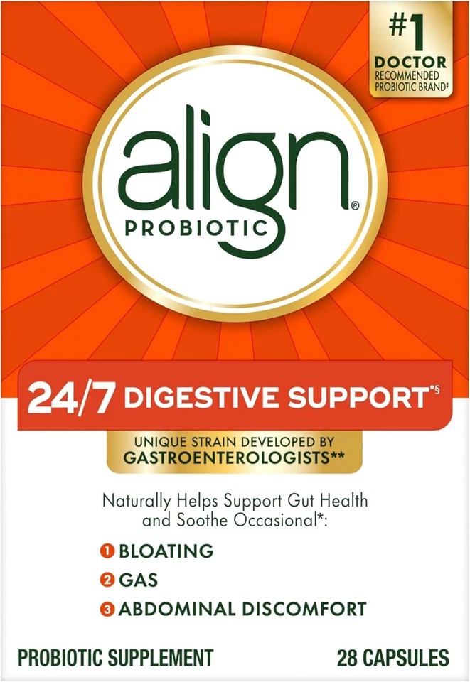 3 Boxes ALIGN 24/7 (84 Total ct) #1 PROBIOTIC - DIGESTIVE SUPPORT Exp. 03/2028 - Image 2 of 4