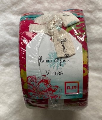 New Cotton Jelly Roll Flaurie & Finch  Vines  Blossom Batiks Jewel Tones