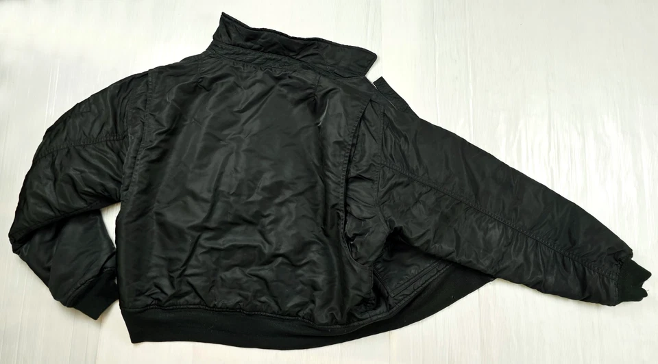 *HOT VTG Men's SCHOTT FLYER'S CWU-R BOMBER MILITARY FLIGHT LINED BLACK Jacket XL - Image 4 of 4